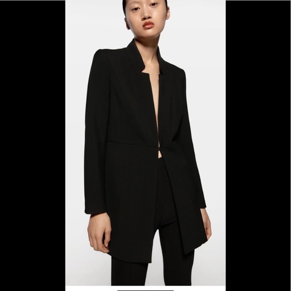 Zara Jackets & Coats Zara Basic Collections Long Blazer Poshmark